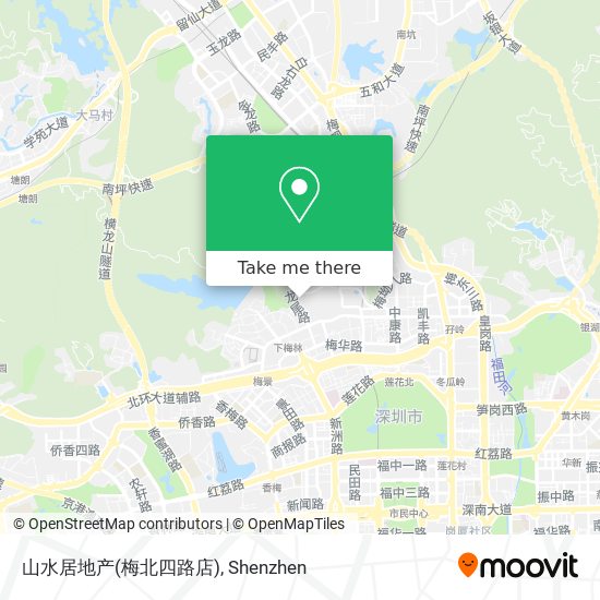 山水居地产(梅北四路店) map
