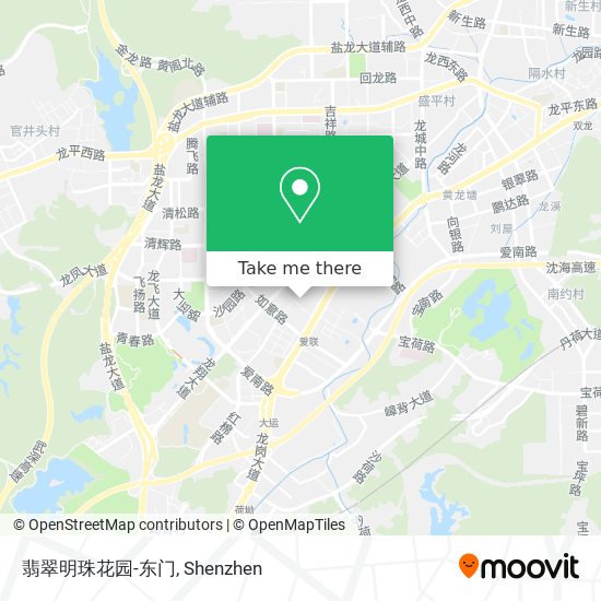 翡翠明珠花园-东门 map