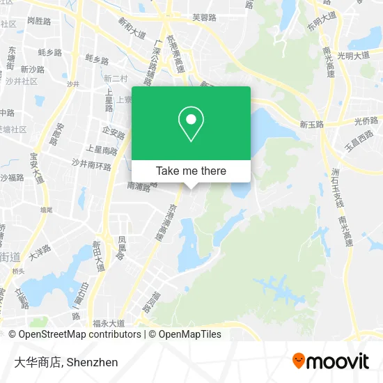 大华商店 map