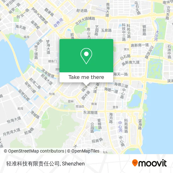 轻准科技有限责任公司 map