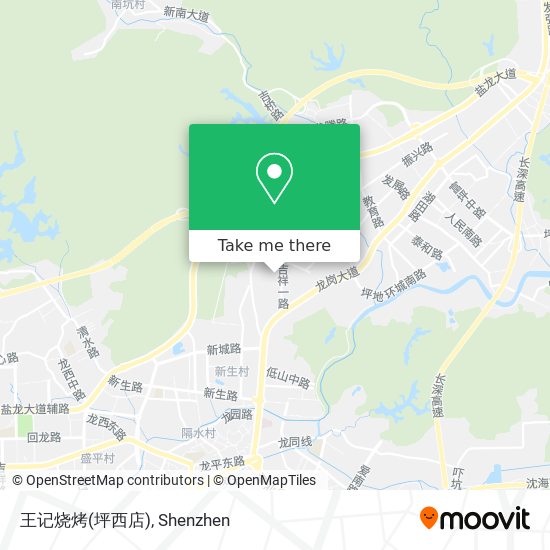王记烧烤(坪西店) map