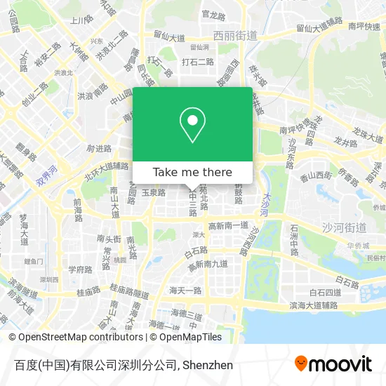 百度(中国)有限公司深圳分公司 map
