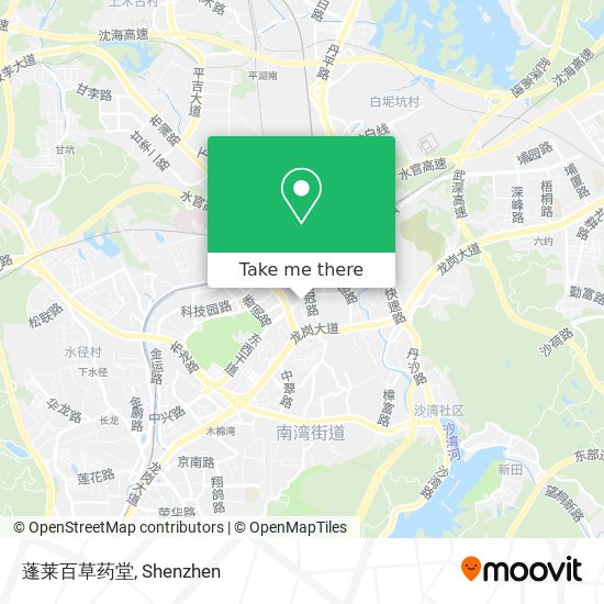 蓬莱百草药堂 map