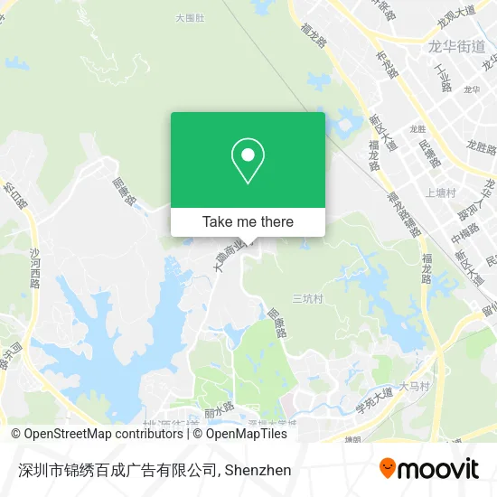 深圳市锦绣百成广告有限公司 map