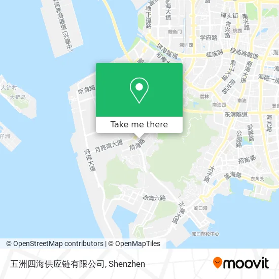 五洲四海供应链有限公司 map