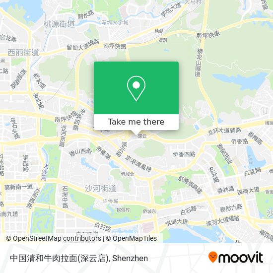 中国清和牛肉拉面(深云店) map