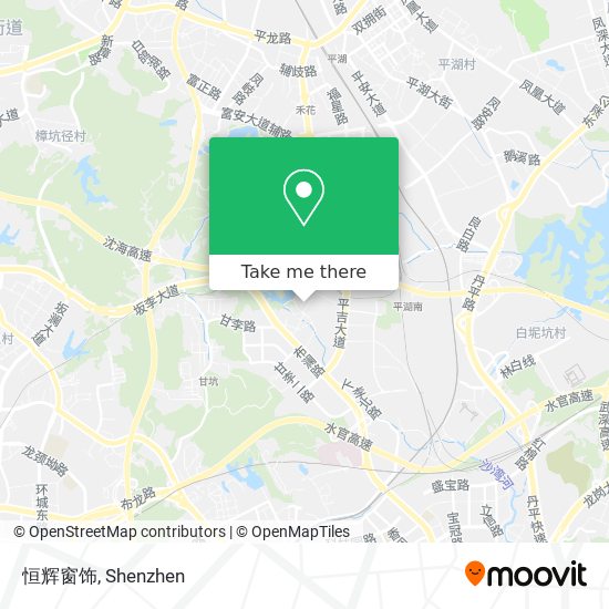 恒辉窗饰 map