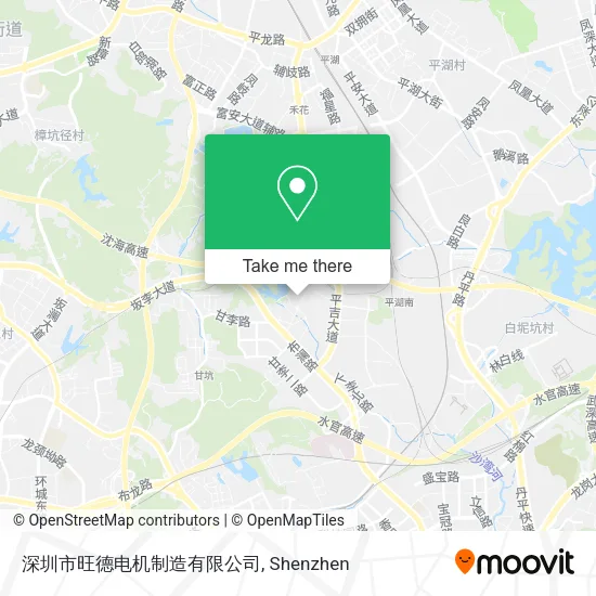 深圳市旺德电机制造有限公司 map