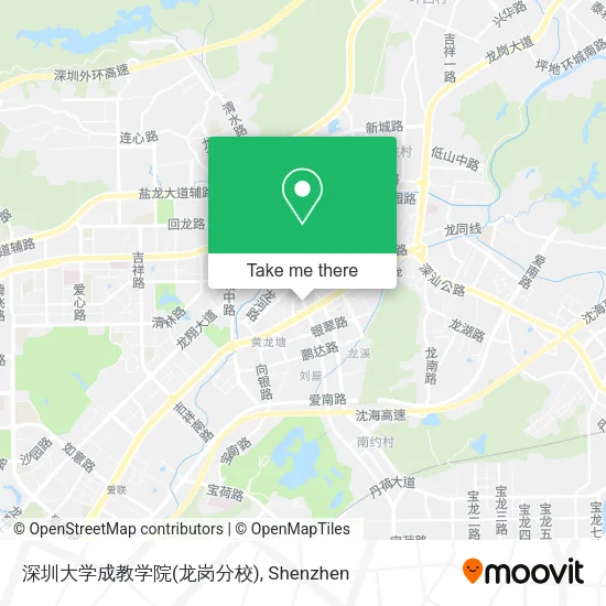 深圳大学成教学院(龙岗分校) map