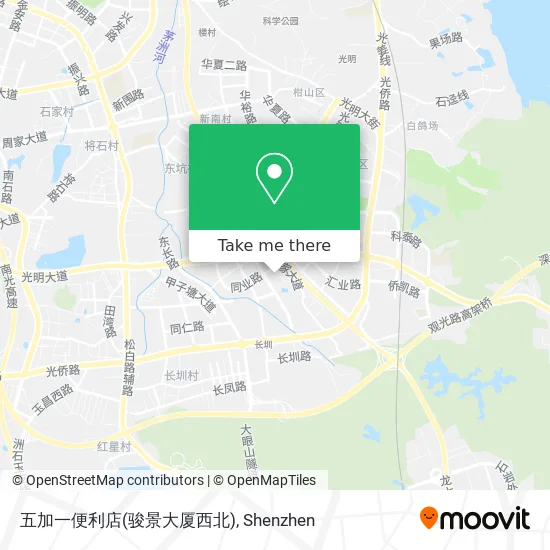 五加一便利店(骏景大厦西北) map