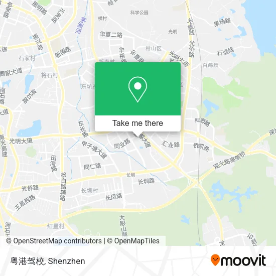 粤港驾校 map