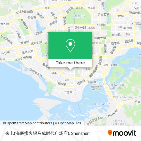 来电(海底捞火锅马成时代广场店) map