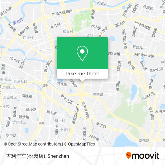 吉利汽车(松岗店) map