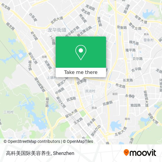 高科美国际美容养生 map