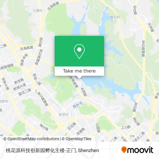 桃花源科技创新园孵化主楼-正门 map