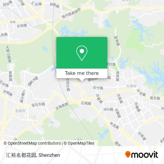 汇裕名都花园 map