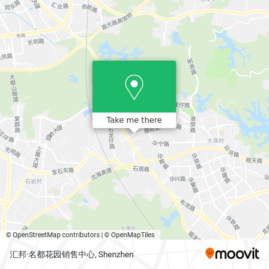 汇邦·名都花园销售中心 map