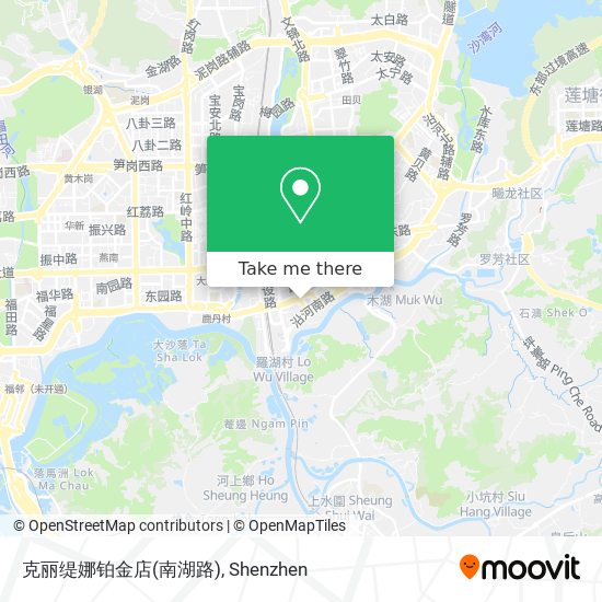 克丽缇娜铂金店(南湖路) map
