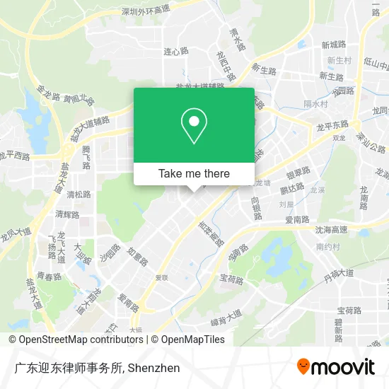 广东迎东律师事务所 map