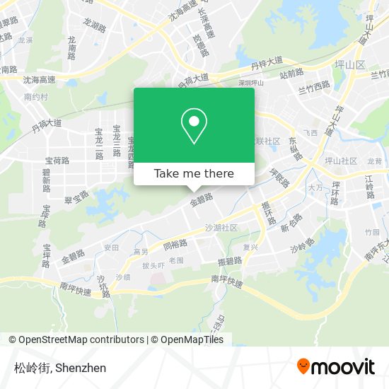松岭街 map