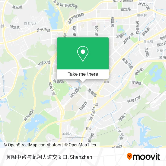 黄阁中路与龙翔大道交叉口 map