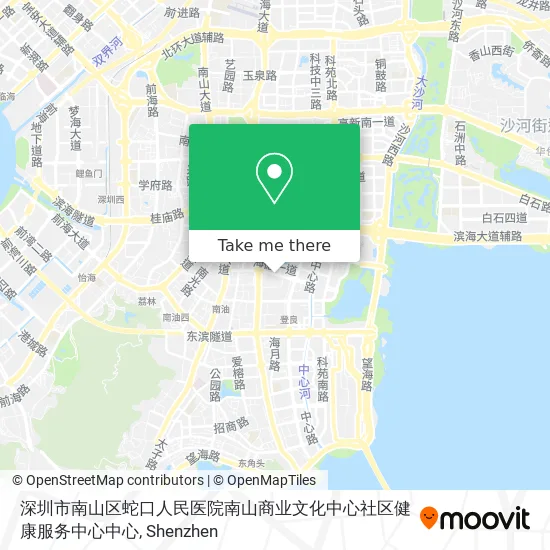 深圳市南山区蛇口人民医院南山商业文化中心社区健康服务中心中心 map