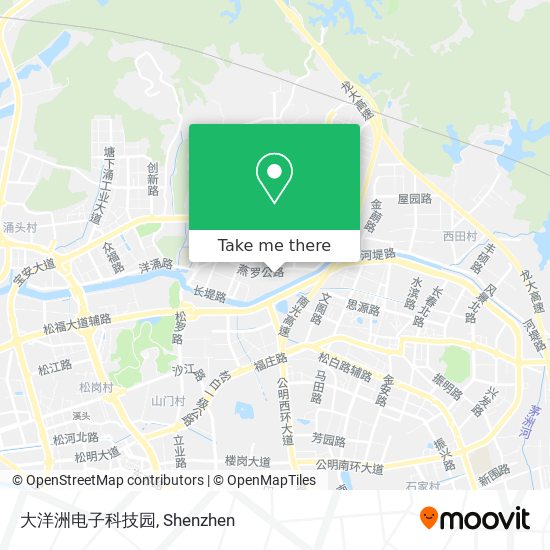 大洋洲电子科技园 map