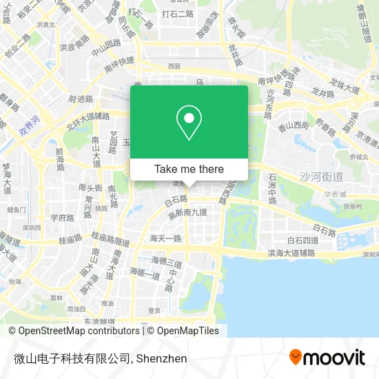 微山电子科技有限公司 map