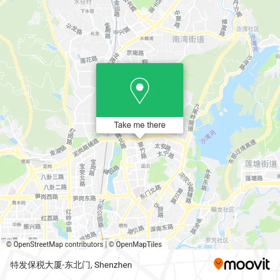 特发保税大厦-东北门 map