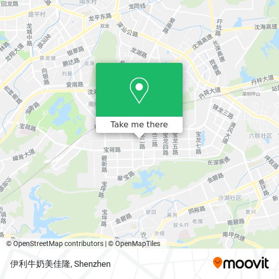 伊利牛奶美佳隆 map