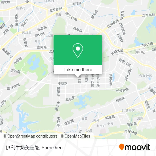 伊利牛奶美佳隆 map