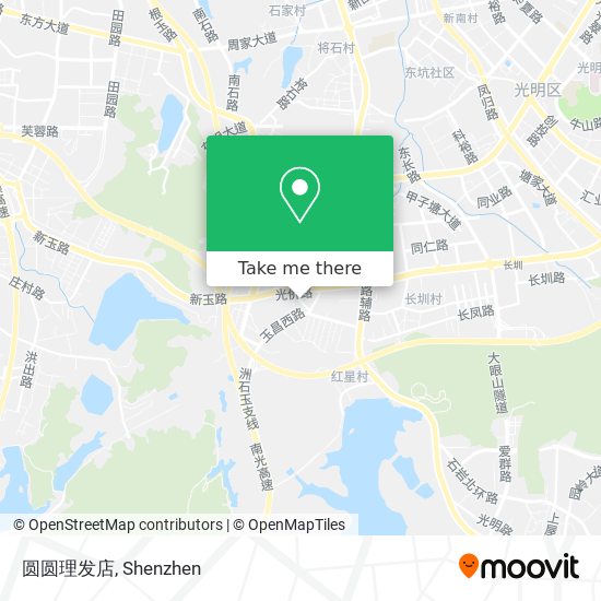圆圆理发店 map
