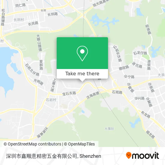深圳市鑫顺意精密五金有限公司 map