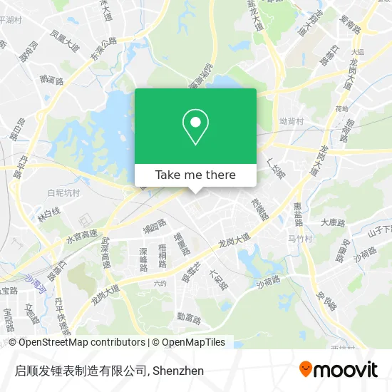 启顺发锺表制造有限公司 map