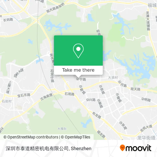深圳市泰道精密机电有限公司 map