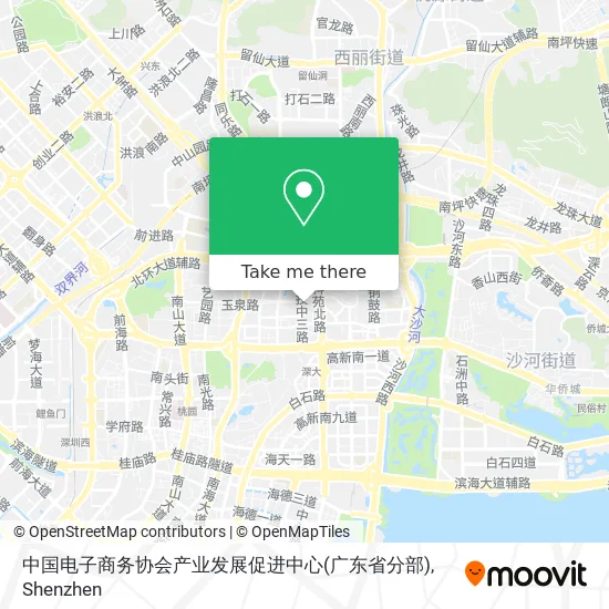 中国电子商务协会产业发展促进中心(广东省分部) map