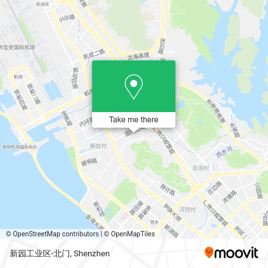新园工业区-北门 map