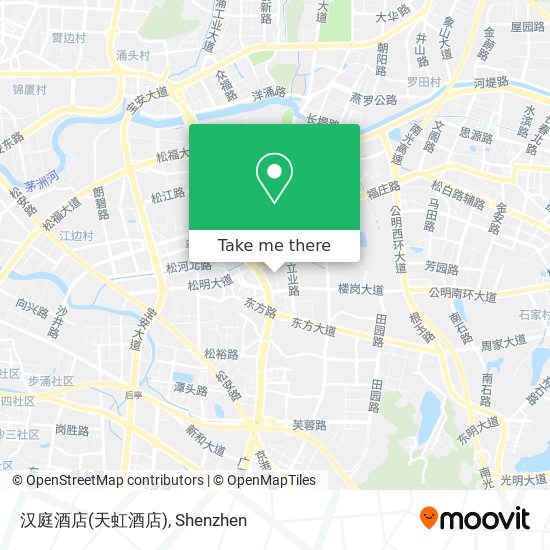 汉庭酒店(天虹酒店) map