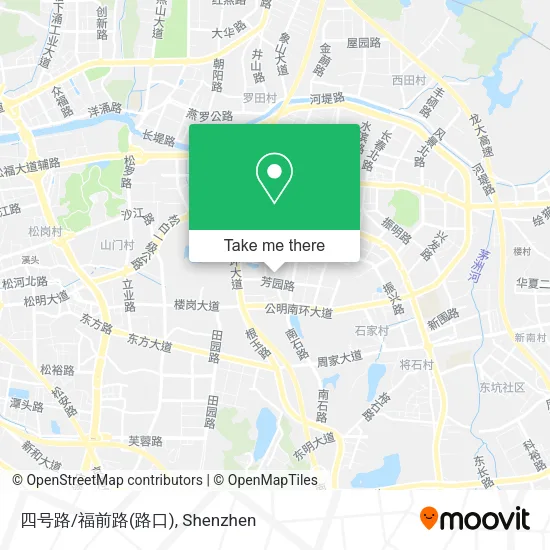 四号路/福前路(路口) map