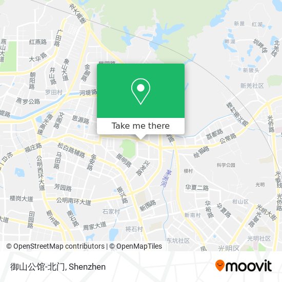 御山公馆-北门 map