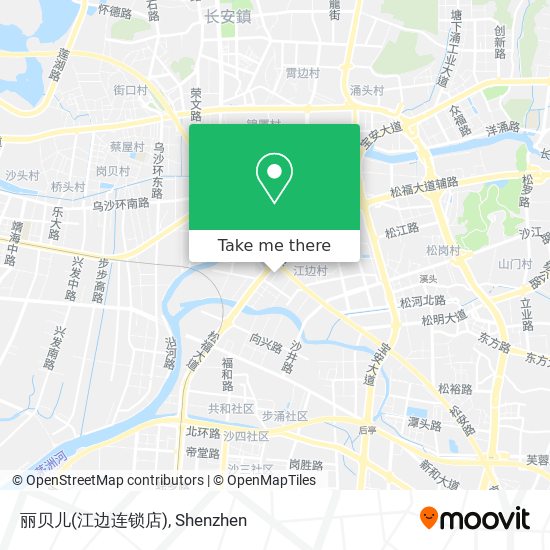 丽贝儿(江边连锁店) map