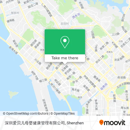 深圳爱贝儿母婴健康管理有限公司 map