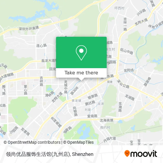 领尚优品服饰生活馆(九州店) map