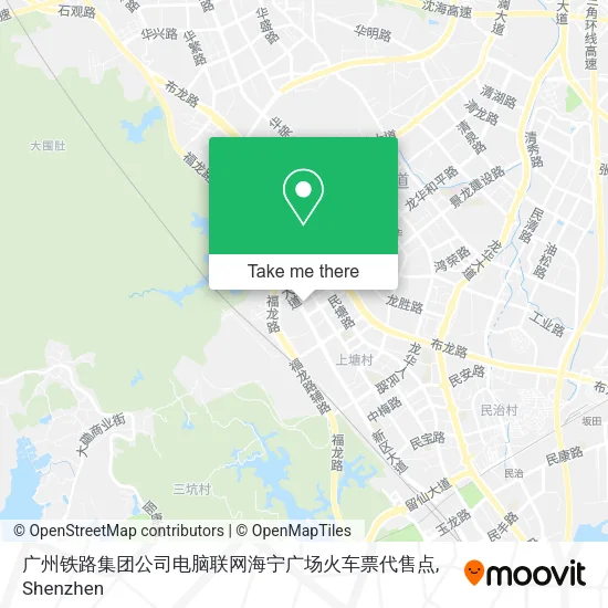 广州铁路集团公司电脑联网海宁广场火车票代售点 map