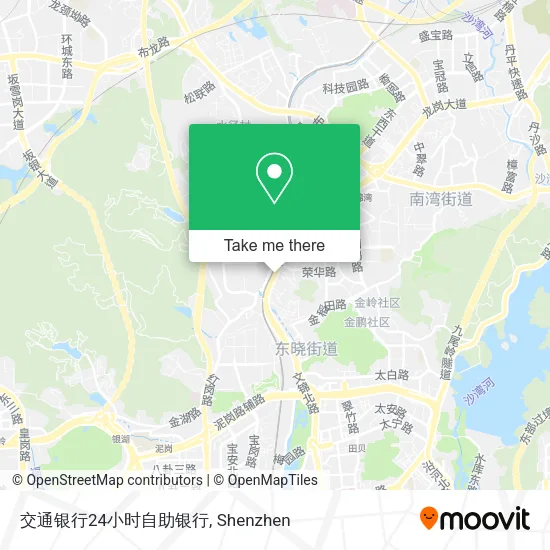 交通银行24小时自助银行 map