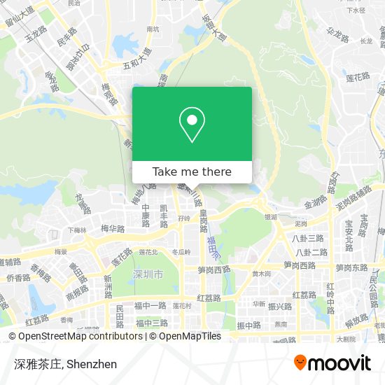 深雅茶庄 map