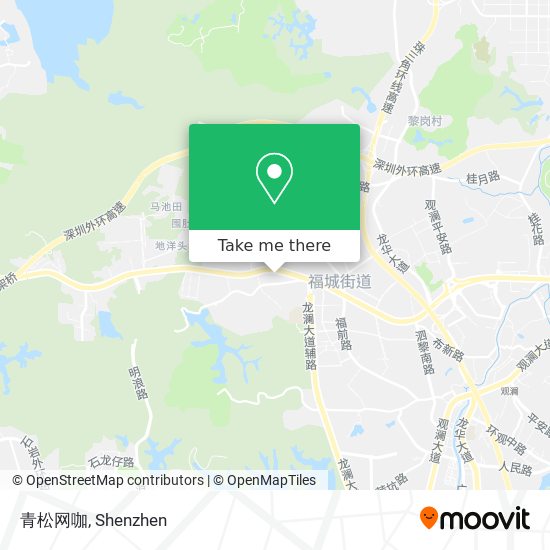 青松网咖 map