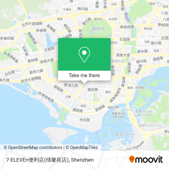 7-ELEVEn便利店(缔馨苑店) map
