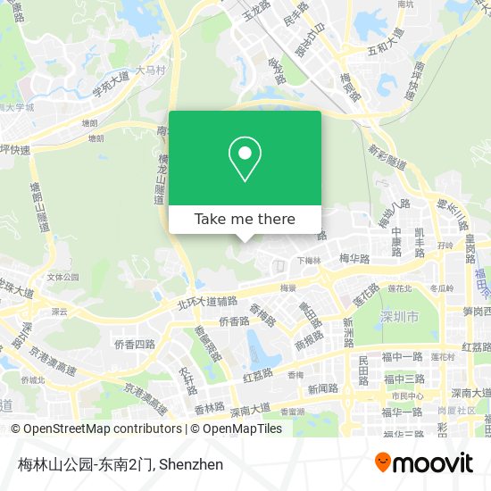 梅林山公园-东南2门 map