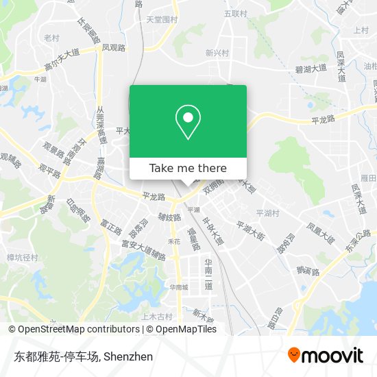 东都雅苑-停车场 map